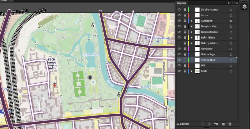 Kartografia (rysowanie map dojazdu) z Illustrator - Część 3 Kartografia (rysowanie map dojazdu) za pomocą Illustratora - Część 3
