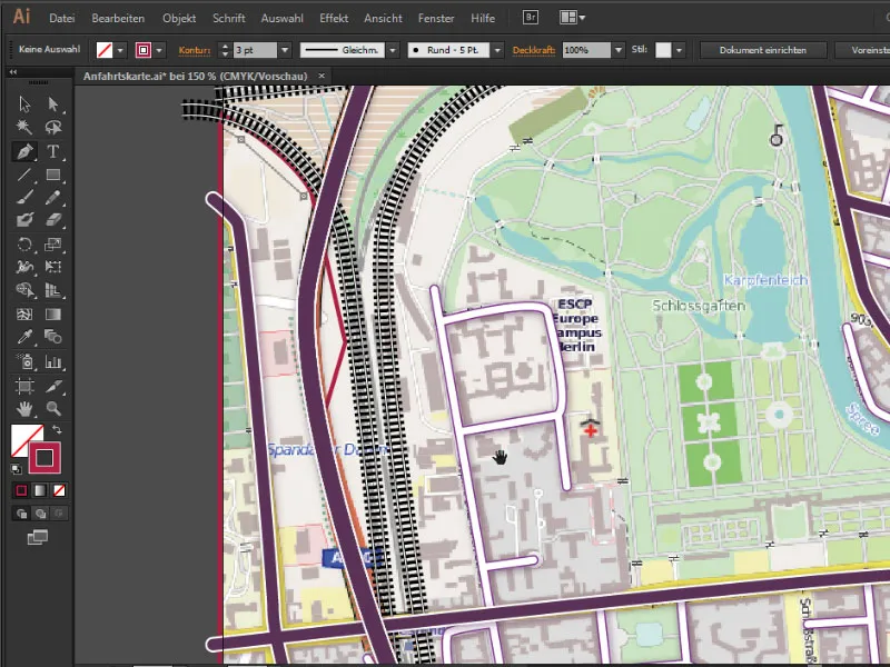 Kartografia (rysowanie map dojazdu) za pomocą programu Illustrator - Część 3 Kartografia (rysowanie map dojazdu) z użyciem programu Illustrator - Część 3