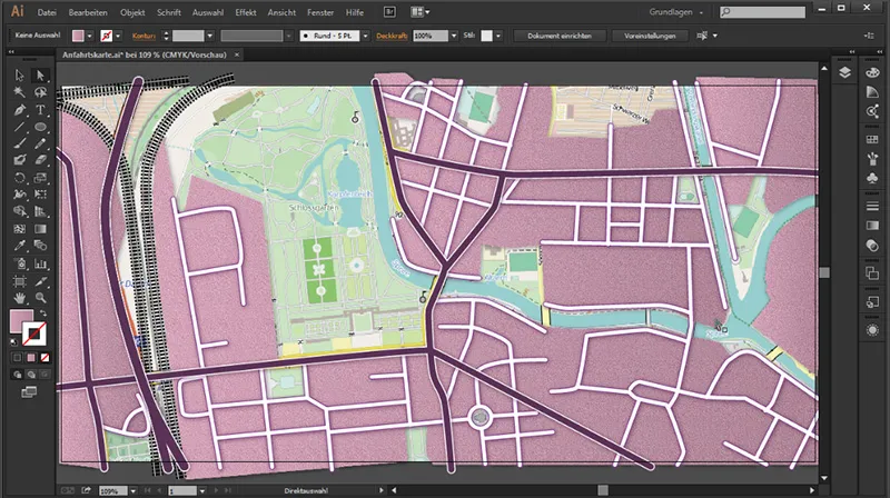 Kartografia (rysowanie map dojazdu) za pomocą programu Illustrator - Część 3 Kartografia (rysowanie map dojazdu) z Illustrator - Część 3