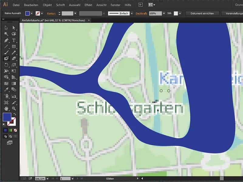 Kartografie (Anfahrtskarten zeichnen) mit Illustrator - Teil 4