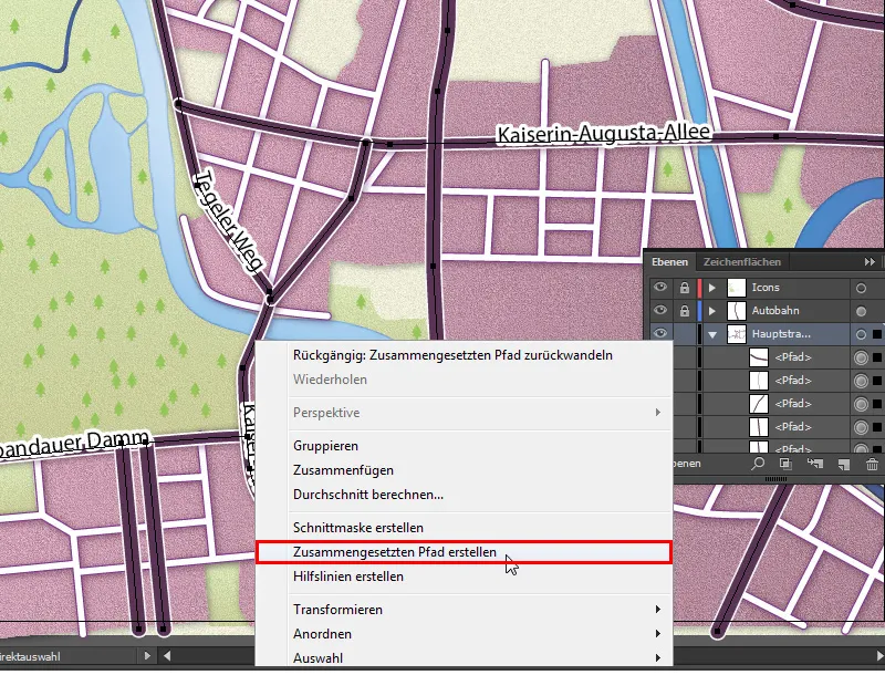 Cartografie (desenarea hartelor de acces) cu Illustrator - Partea 6 Cartografie (desenarea hărților de acces) cu Illustrator - Partea 6