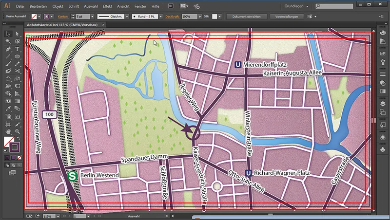 Cartografie (desenarea hărților de navigație) cu Illustrator - Partea 6 Cartografie (desenarea hărților rutiere) cu Illustrator - Partea 6