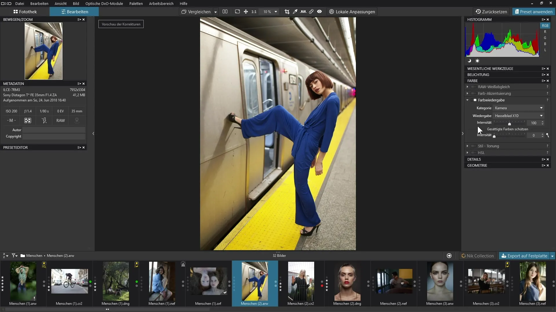 Reprodução de cores no DxO PhotoLab: Guia para Uso Eficaz Reprodução de cores no DxO PhotoLab: Manual para Uso Eficaz