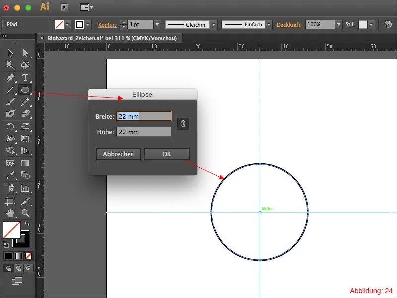 Adobe Illustrator – Warnschilder konstruieren