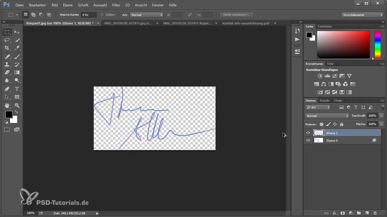 Allkirja eraldamine Photoshopis – Lihtne juhend Allkirja eraldamine Photoshopis – Lihtne juhend