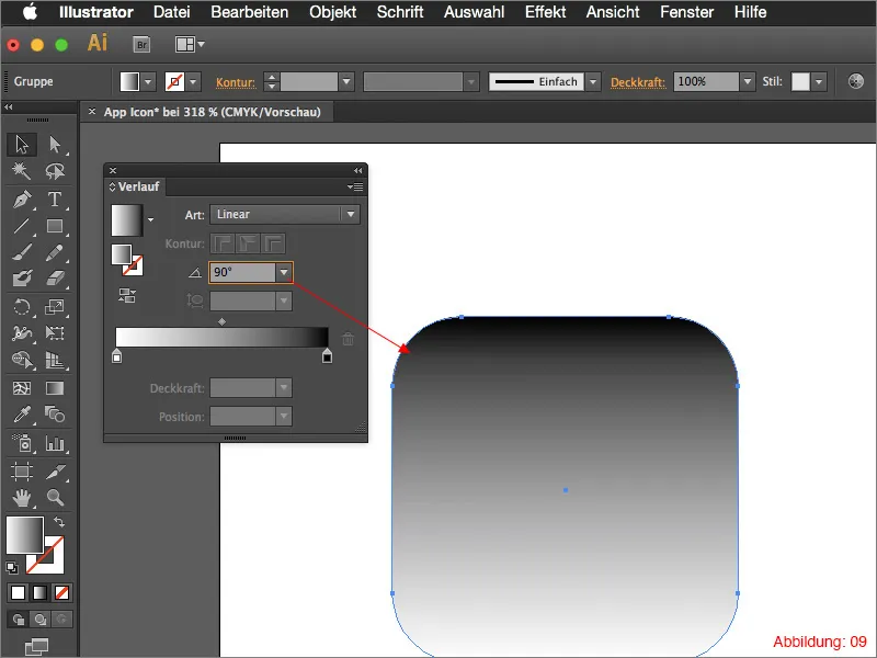 Creează un icon pentru aplicație în Adobe Illustrator.