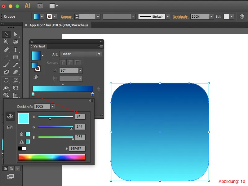 Creează o pictogramă de aplicație în Adobe Illustrator.