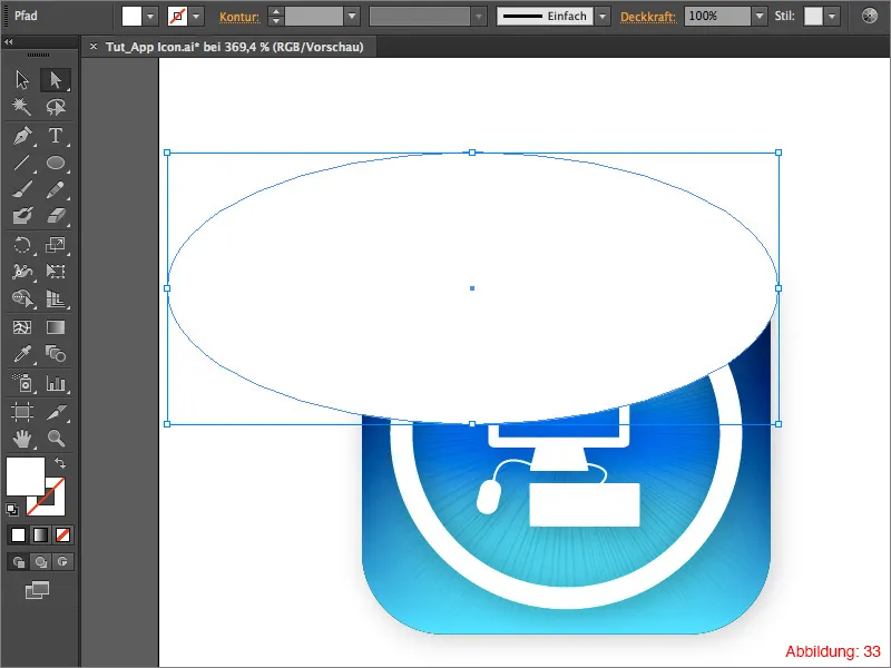 Creati un iconita de aplicatie folosind Adobe Illustrator.