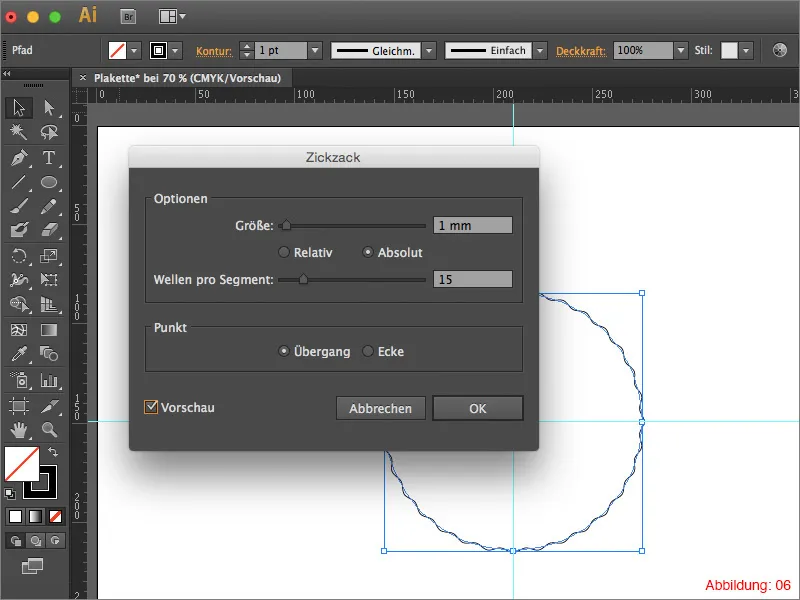 Adobe Illustrator – Plakette erstellen