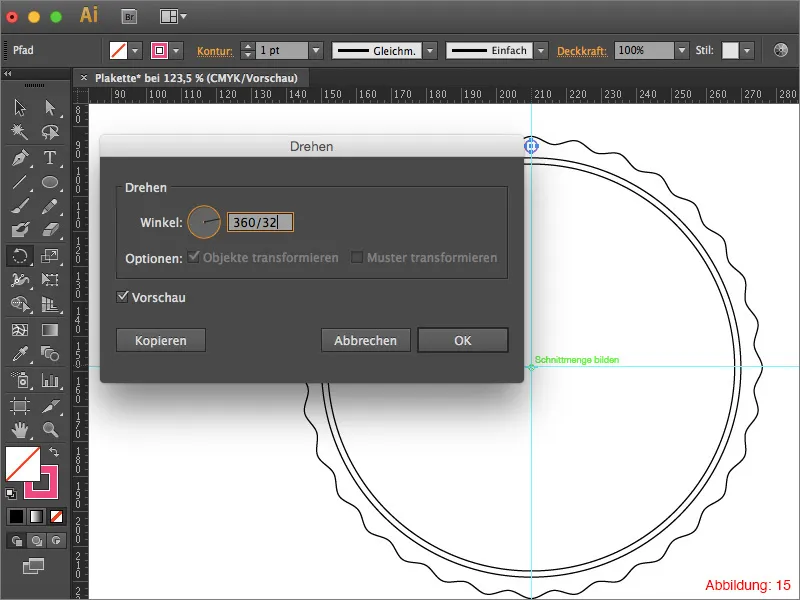 Adobe Illustrator – Plakette erstellen