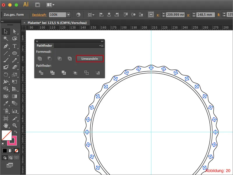 Adobe Illustrator – Plakette erstellen