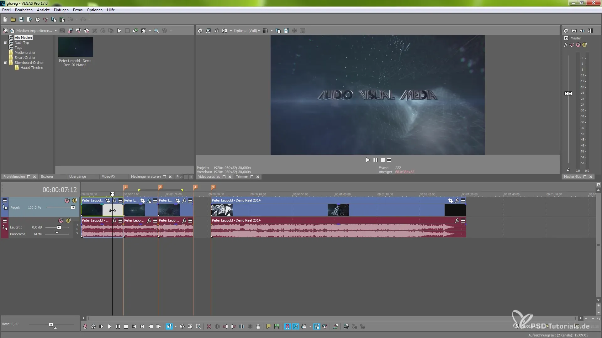Utilizzare efficacemente le timeline incorporate in VEGAS Pro 17 Utilizzare efficacemente le timeline incorporate in VEGAS Pro 17
