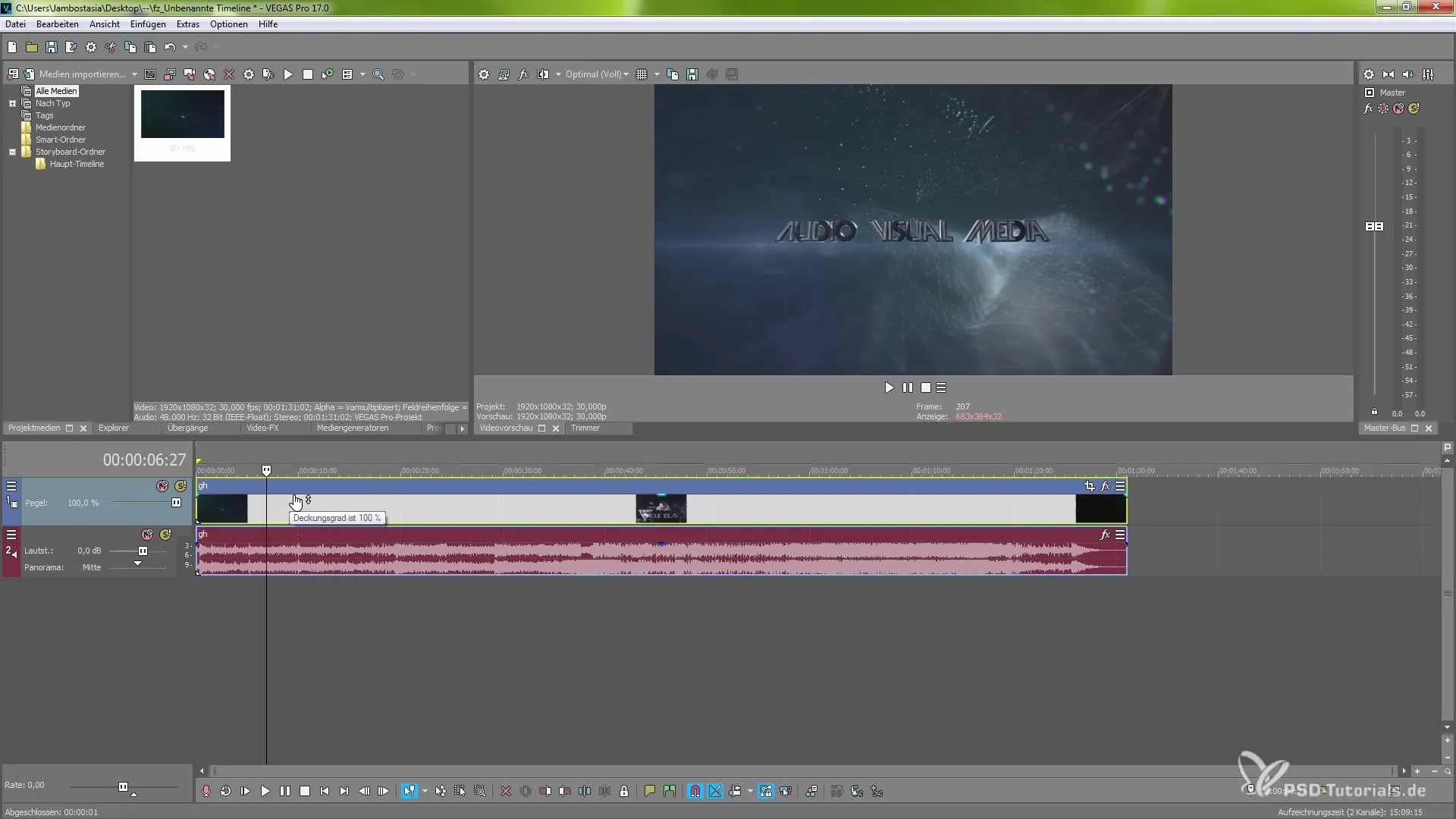 Utilizzare efficacemente le timeline integrate in VEGAS Pro 17 Utilizzare efficacemente le timeline incorporate in VEGAS Pro 17