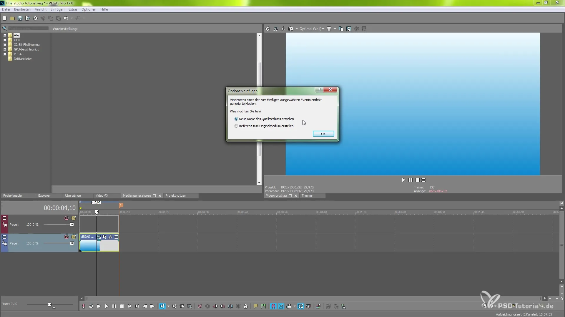 Effectively Utilizing BCC Title Studio in VEGAS Pro 17 Effectively Using BCC Title Studio in VEGAS Pro 17
