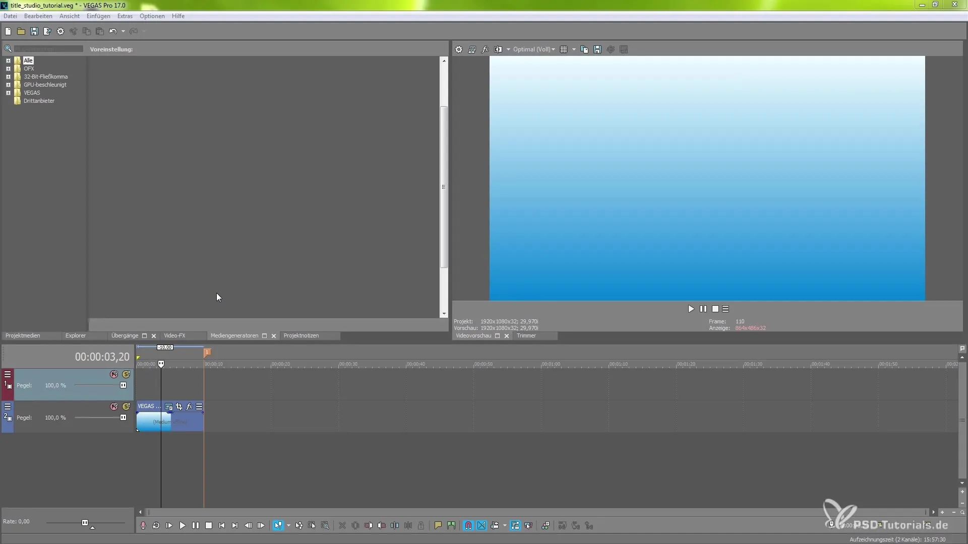 Effectively Utilize BCC Title Studio in VEGAS Pro 17 Effectively Utilizing BCC Title Studio in VEGAS Pro 17