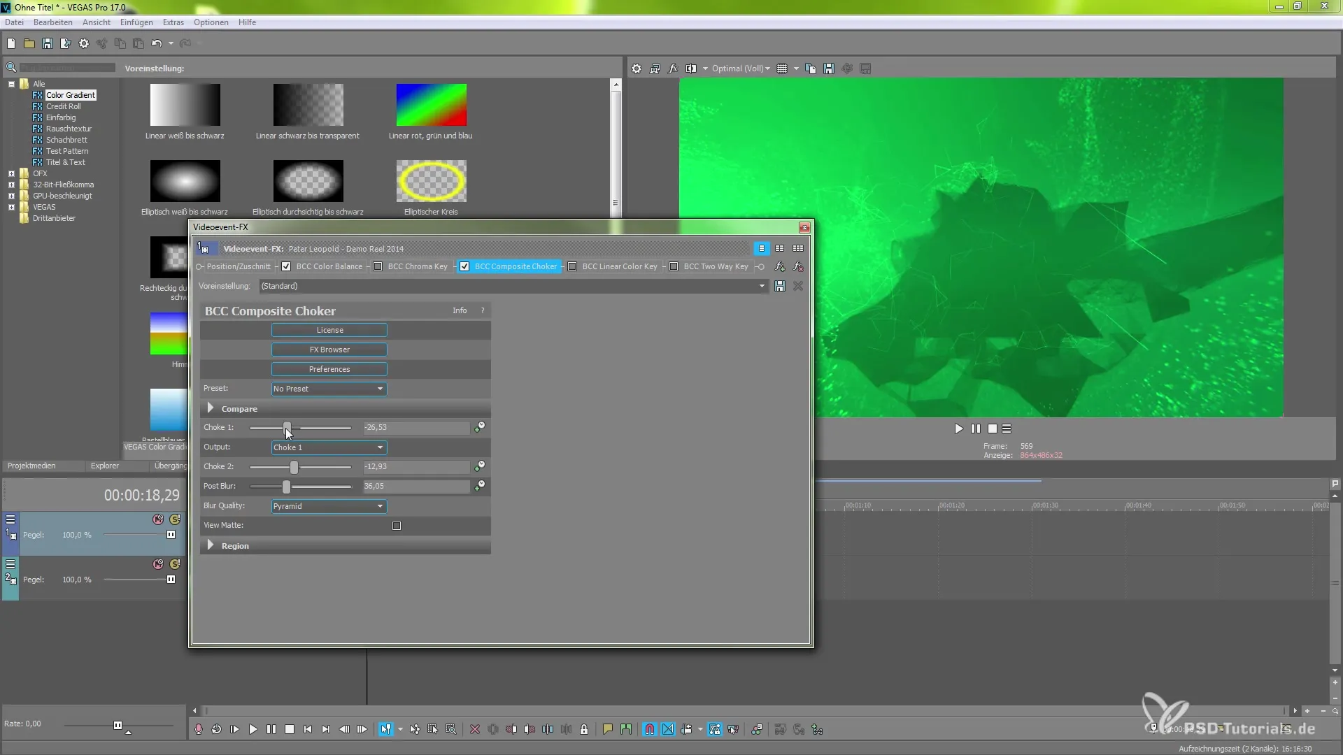 Master keying with BCC Key & Blend in Vegas Pro 17 Master keying with BCC Key & Blend in Vegas Pro 17