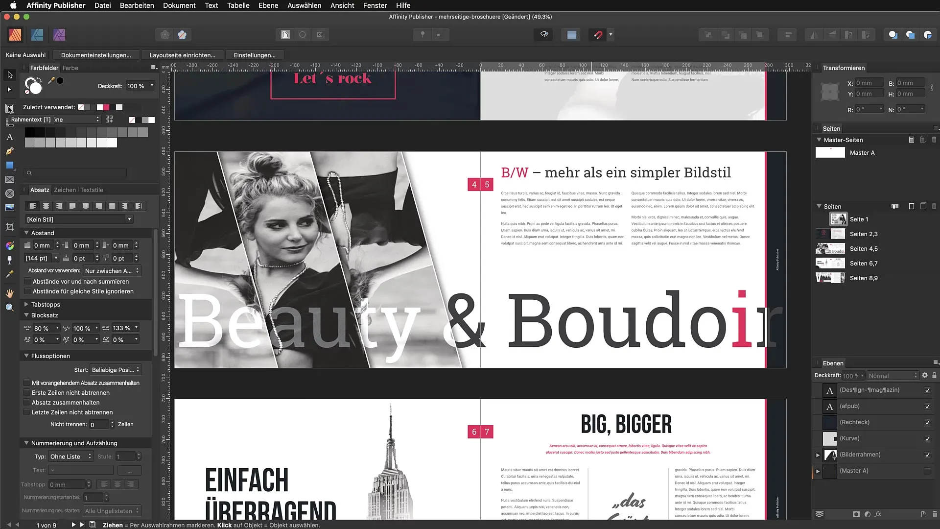 Organisera arbetsplats i Affinity Publisher Organisera arbetsplatsen i Affinity Publisher