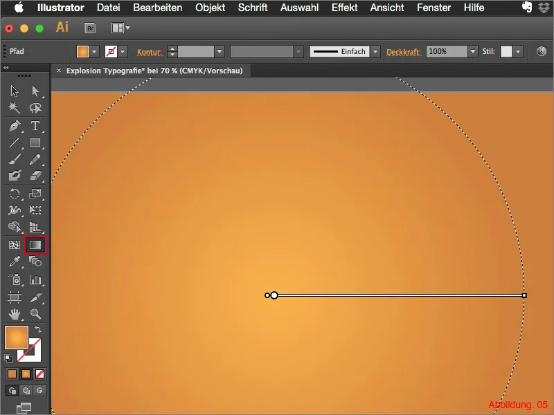 "Adobe Illustrator" - Sprogimo tekstas