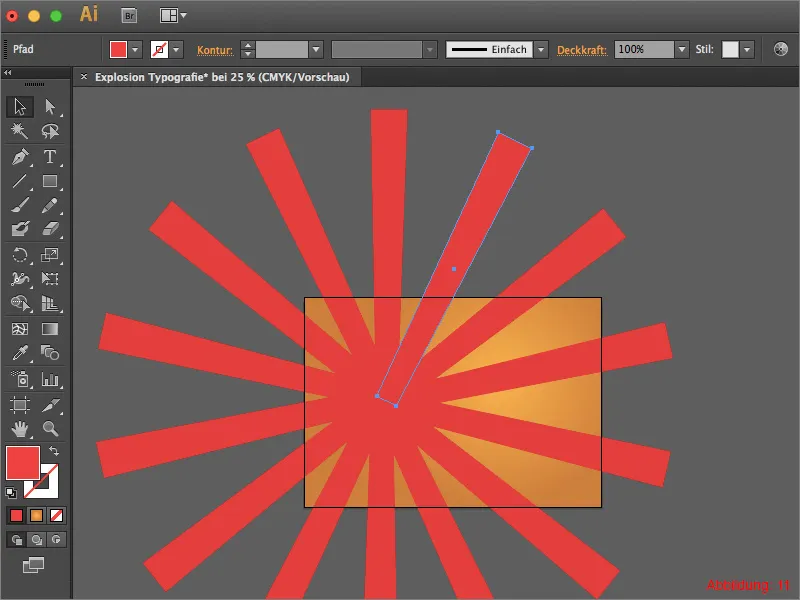 Adobe Illustrator – Text cu explozii Adobe Illustrator - Text cu explozii