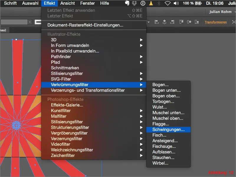 "Adobe Illustrator" - Sprogimo tekstas