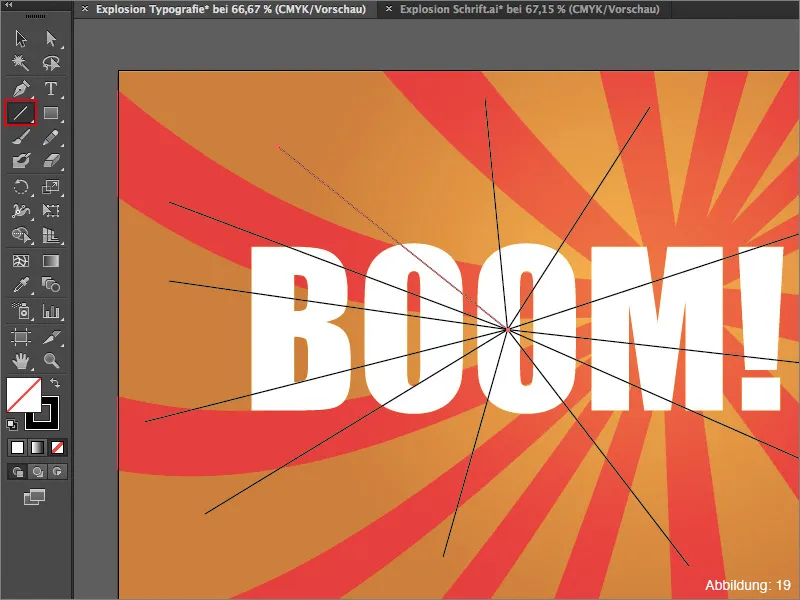 Adobe Illustrator – Explosions-Text