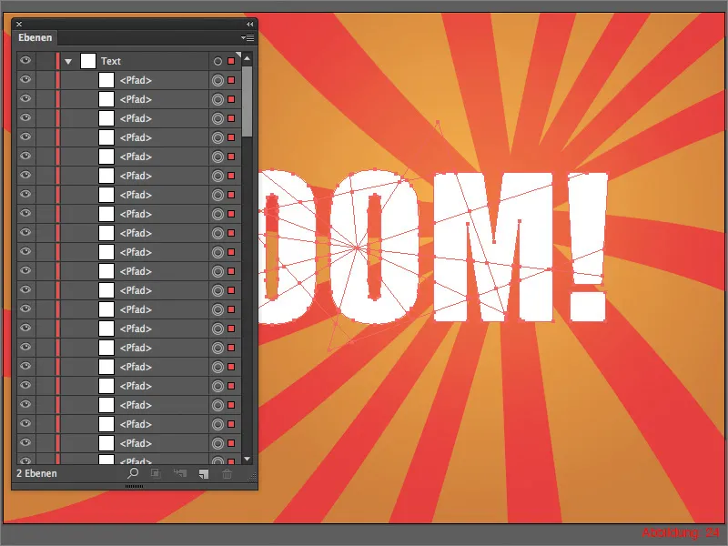 Adobe Illustrator – Explosions-Text