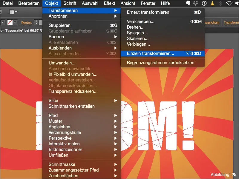 Adobe Illustrator - Text cu explozii Adobe Illustrator - Text cu explozii