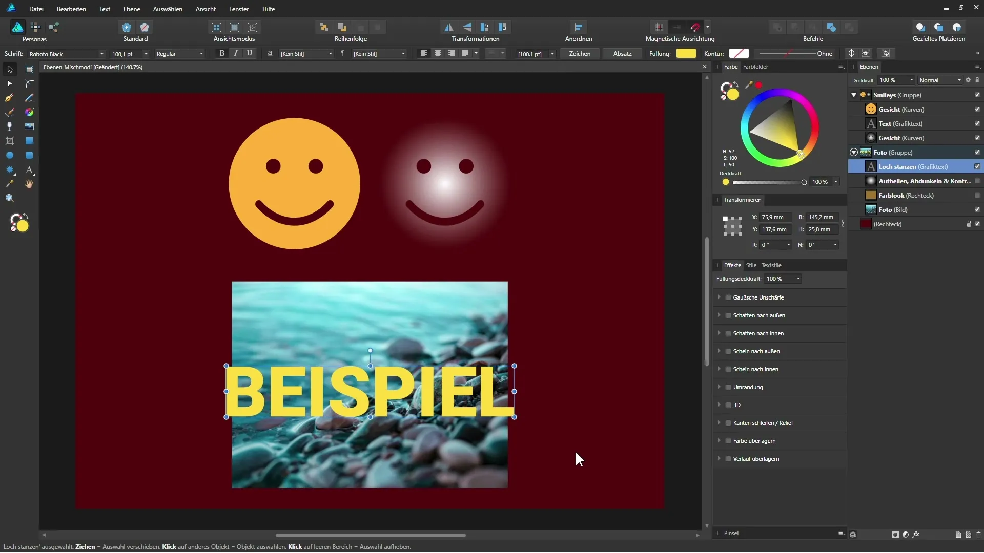 Effektive Verwendung von Ebenen-Mischmodi in Affinity Designer Effektive Verwendung von Ebenen-Mischmodi in Affinity Designer