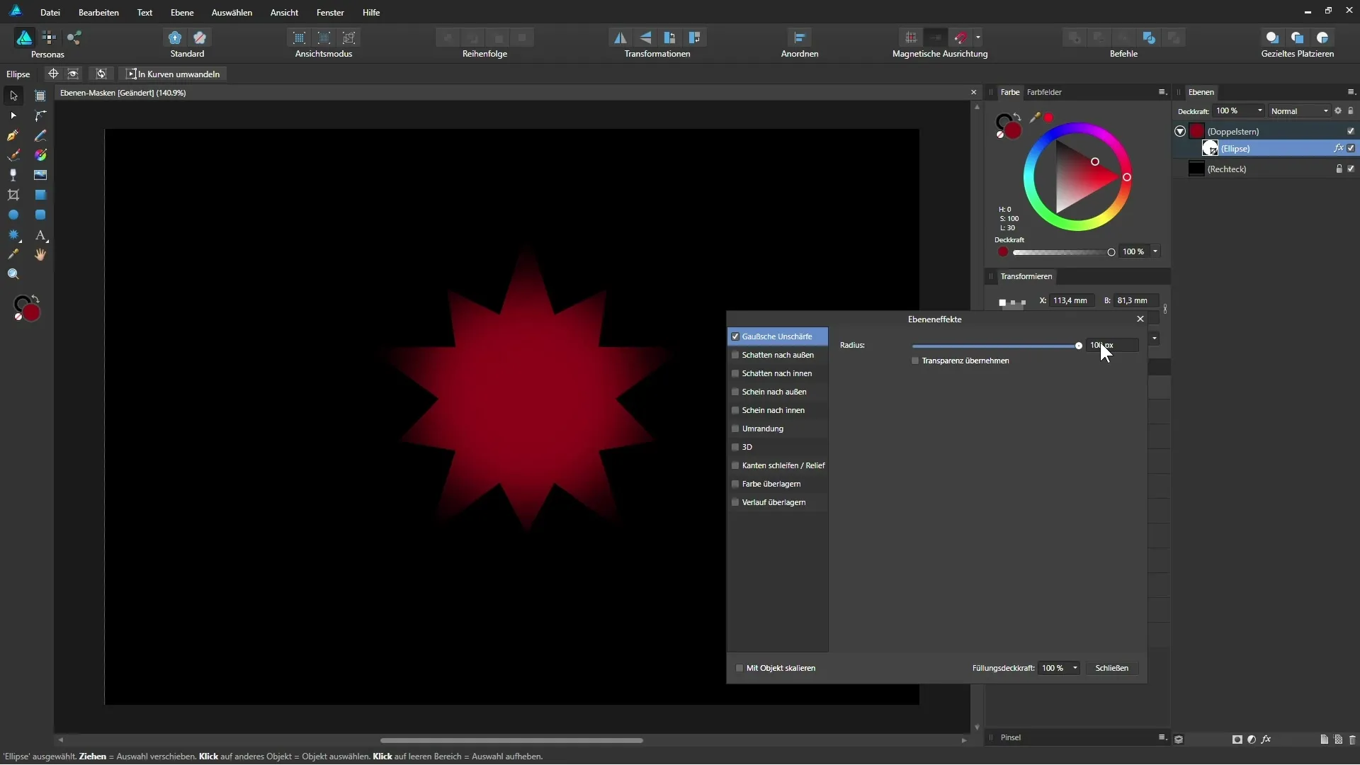 Masken effektiv anwenden in Affinity Designer Masken effektiv anwenden in Affinity Designer