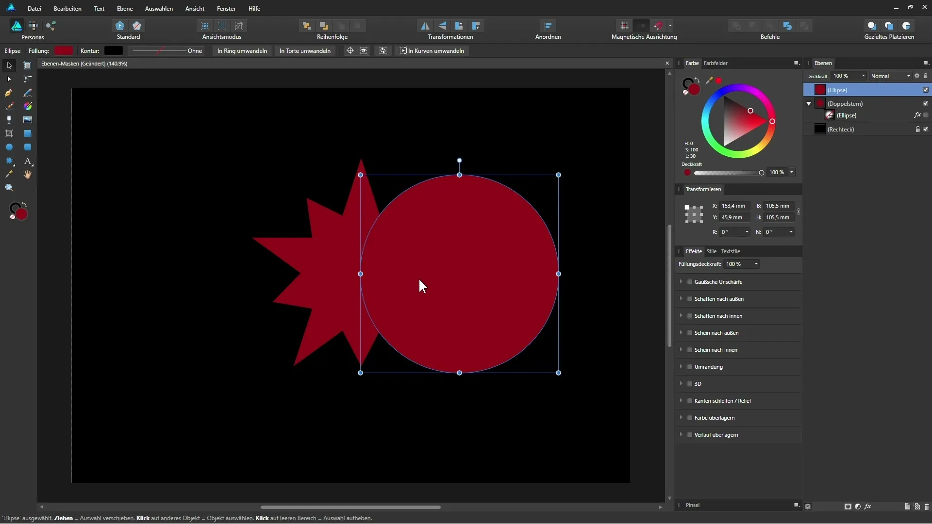 Masken effektiv anwenden in Affinity Designer Masken effektiv anwenden in Affinity Designer