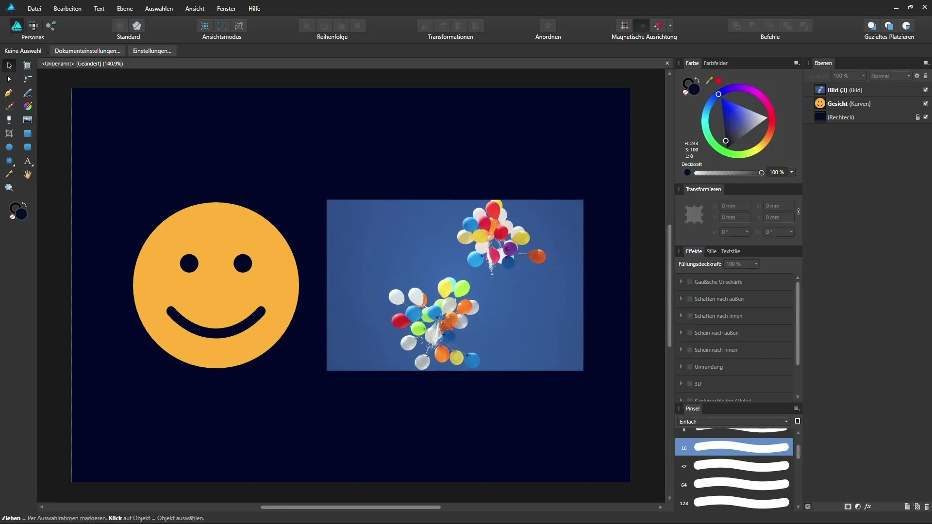 Vektorzuschnitt-Werkzeug in Affinity Designer effektiv nutzen Vektorzuschnitt-Werkzeug in Affinity Designer effektiv nutzen