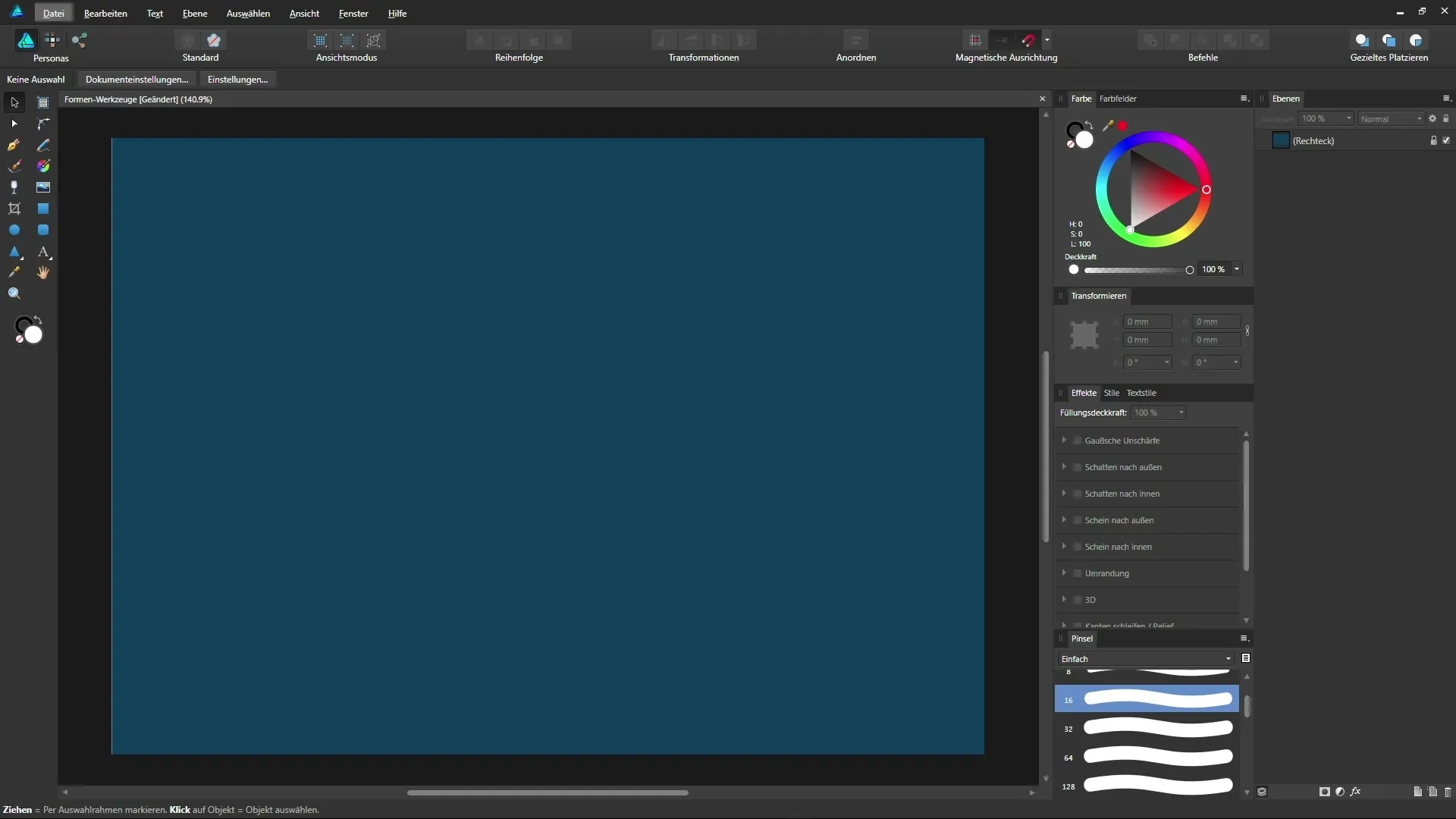 Effiziente Nutzung der Formwerkzeuge in Affinity Designer Effiziente Nutzung der Formwerkzeuge in Affinity Designer