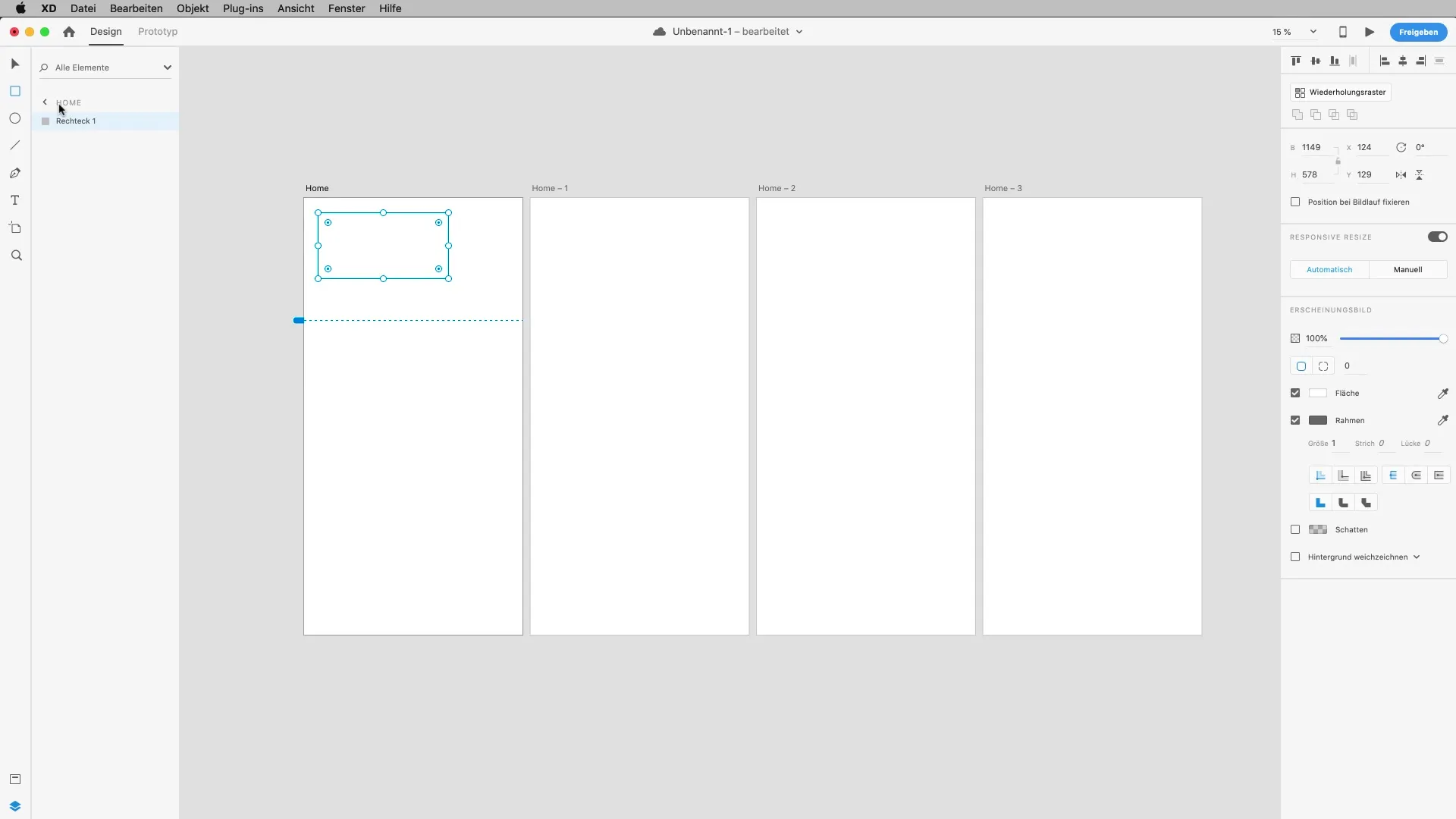Aree di disegno in Adobe XD: creazione e personalizzazione Superfici di disegno in Adobe XD: Creazione e personalizzazione