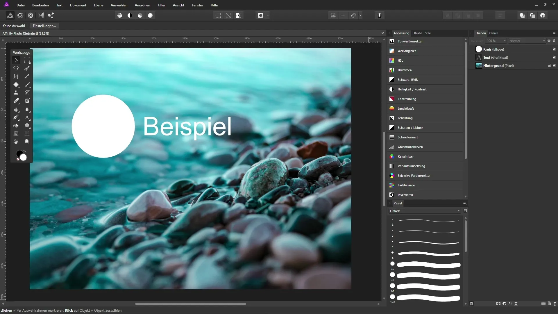 Effiziente Bildbearbeitung mit Affinity Photo: Pixel und Vektoren