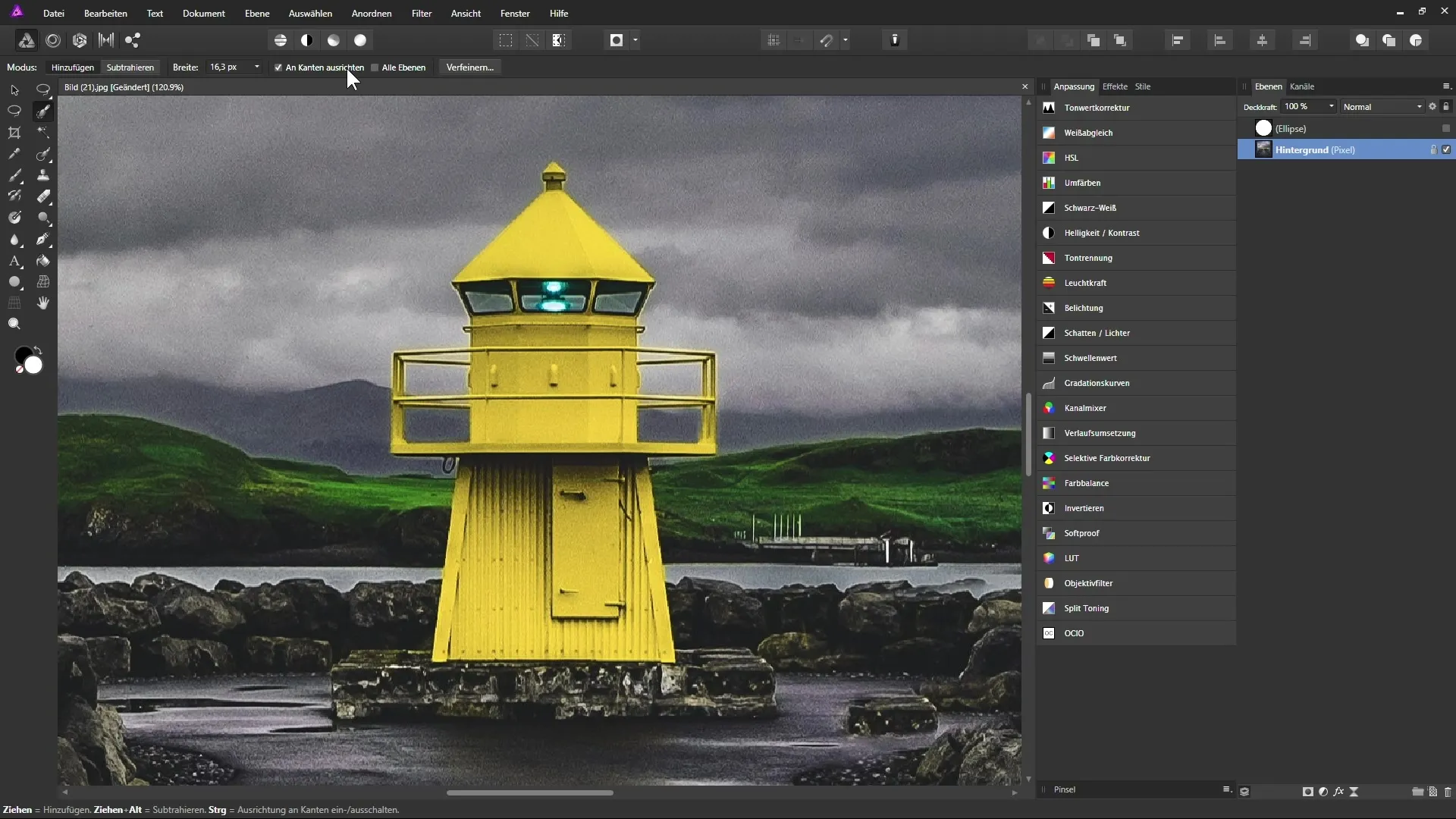 Auswahl-Werkzeuge in Affinity Photo meisterhaft nutzen