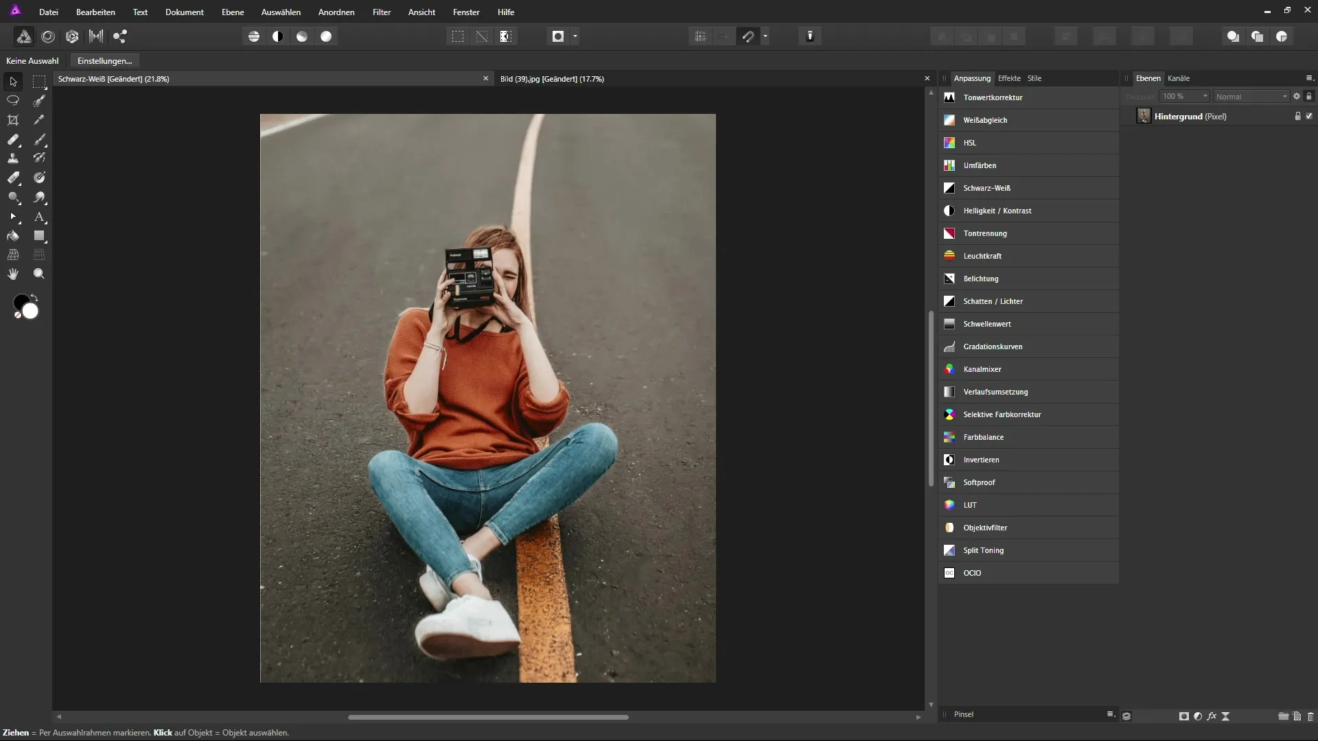 Schwarz-Weiß-Bilder in Affinity Photo erstellen Schwarz-Weiß-Bilder in Affinity Photo erstellen
