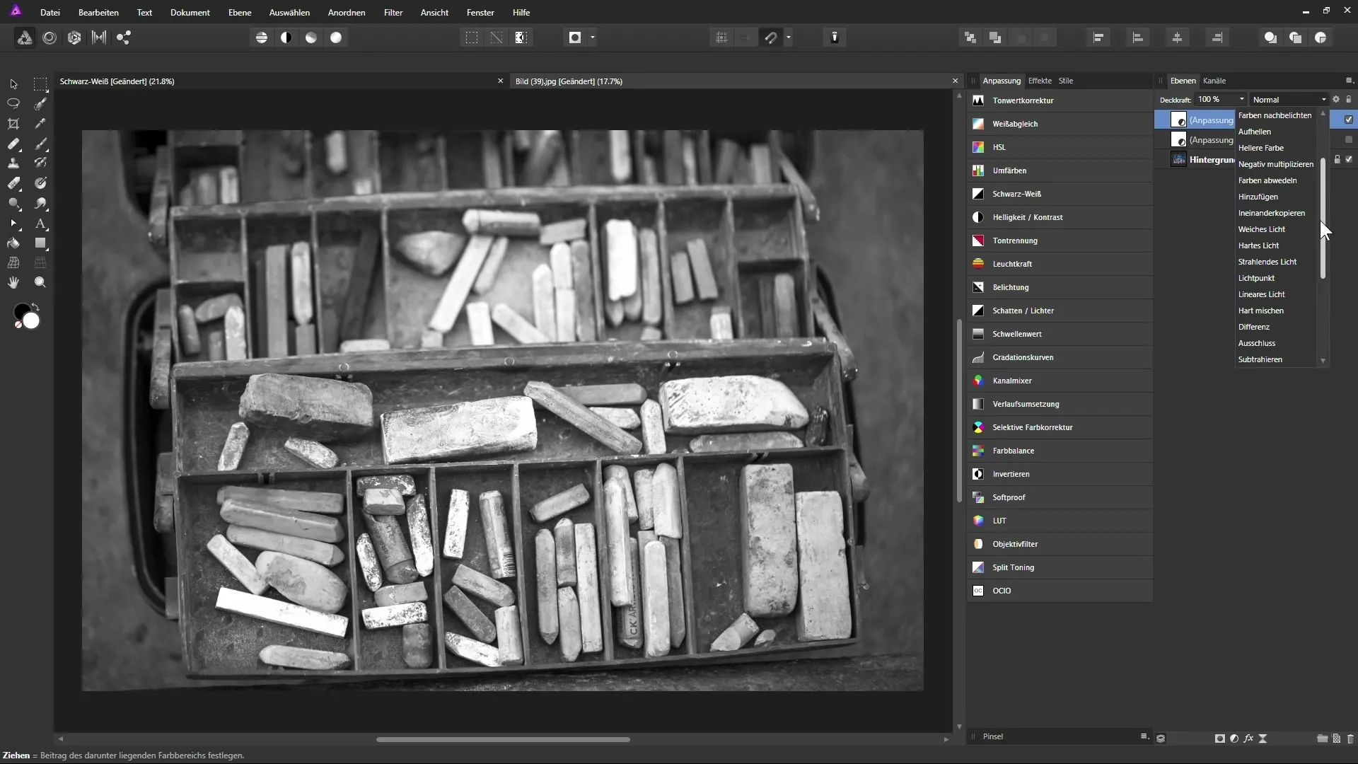 Schwarz-Weiß-Bilder in Affinity Photo erstellen Schwarz-Weiß-Bilder in Affinity Photo erstellen