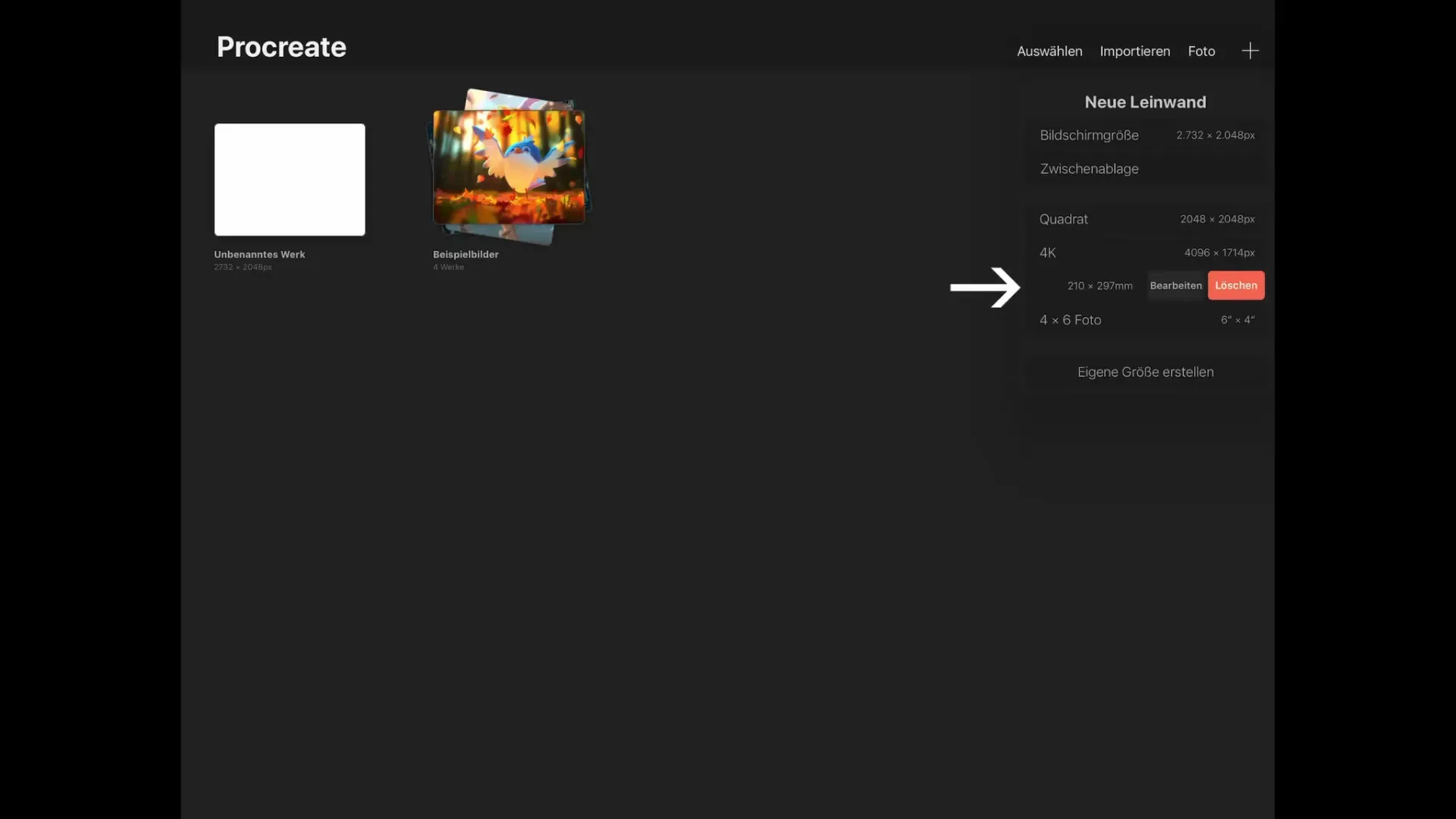 Creating a Procreate canvas made easy Creating a Procreate canvas made easy