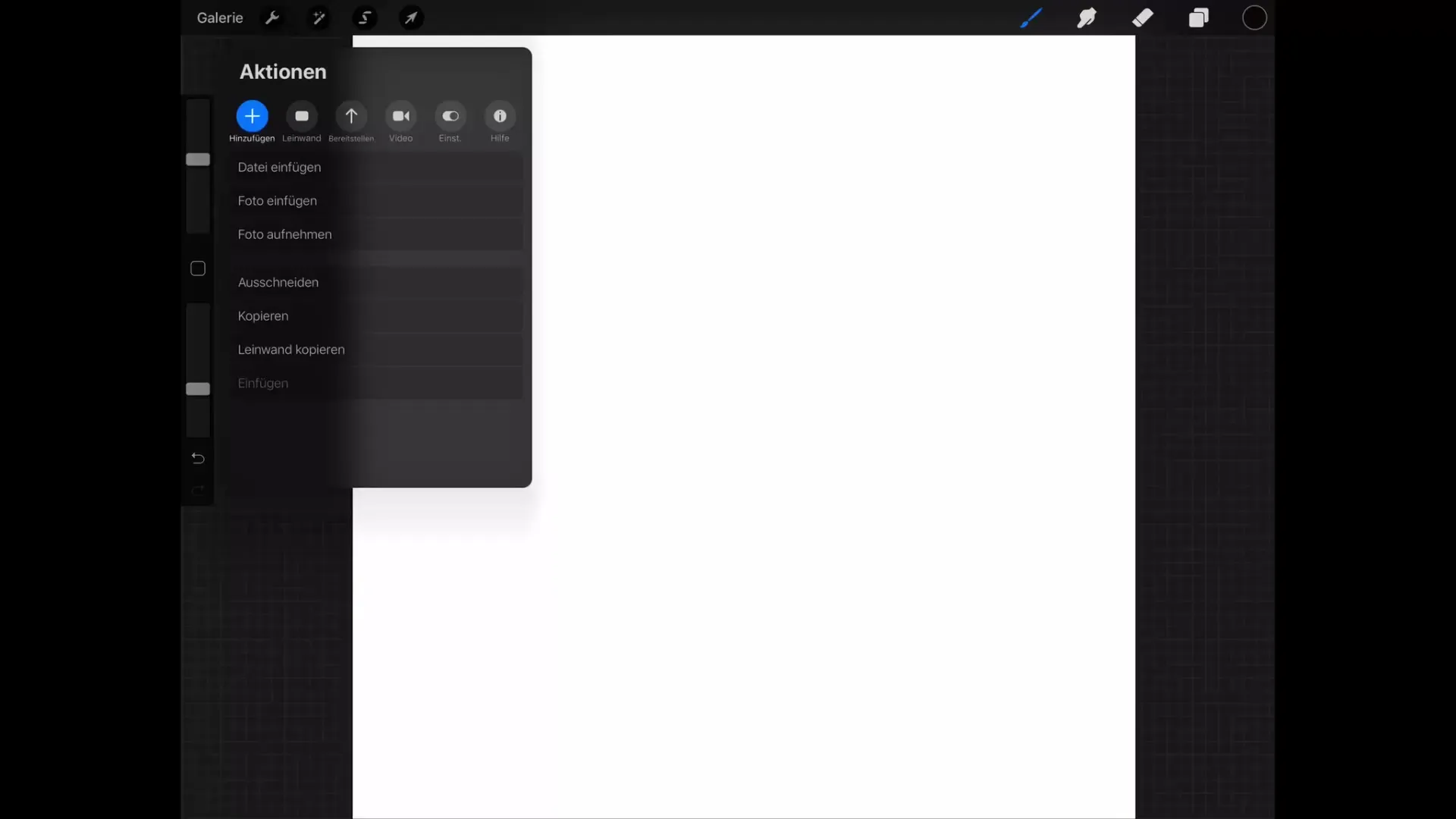 Procreate: Actions Menu Explained Procreate: Actions Menu Explained