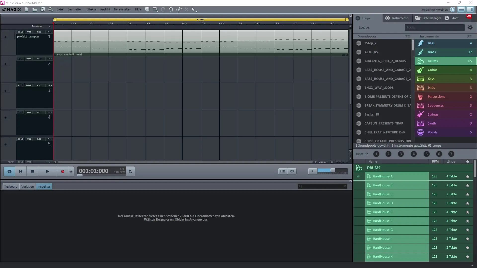 Musik erstellen mit Magix Music Maker: MIDI-Editor nutzen Musik erstellen mit Magix Music Maker: MIDI-Editor nutzen