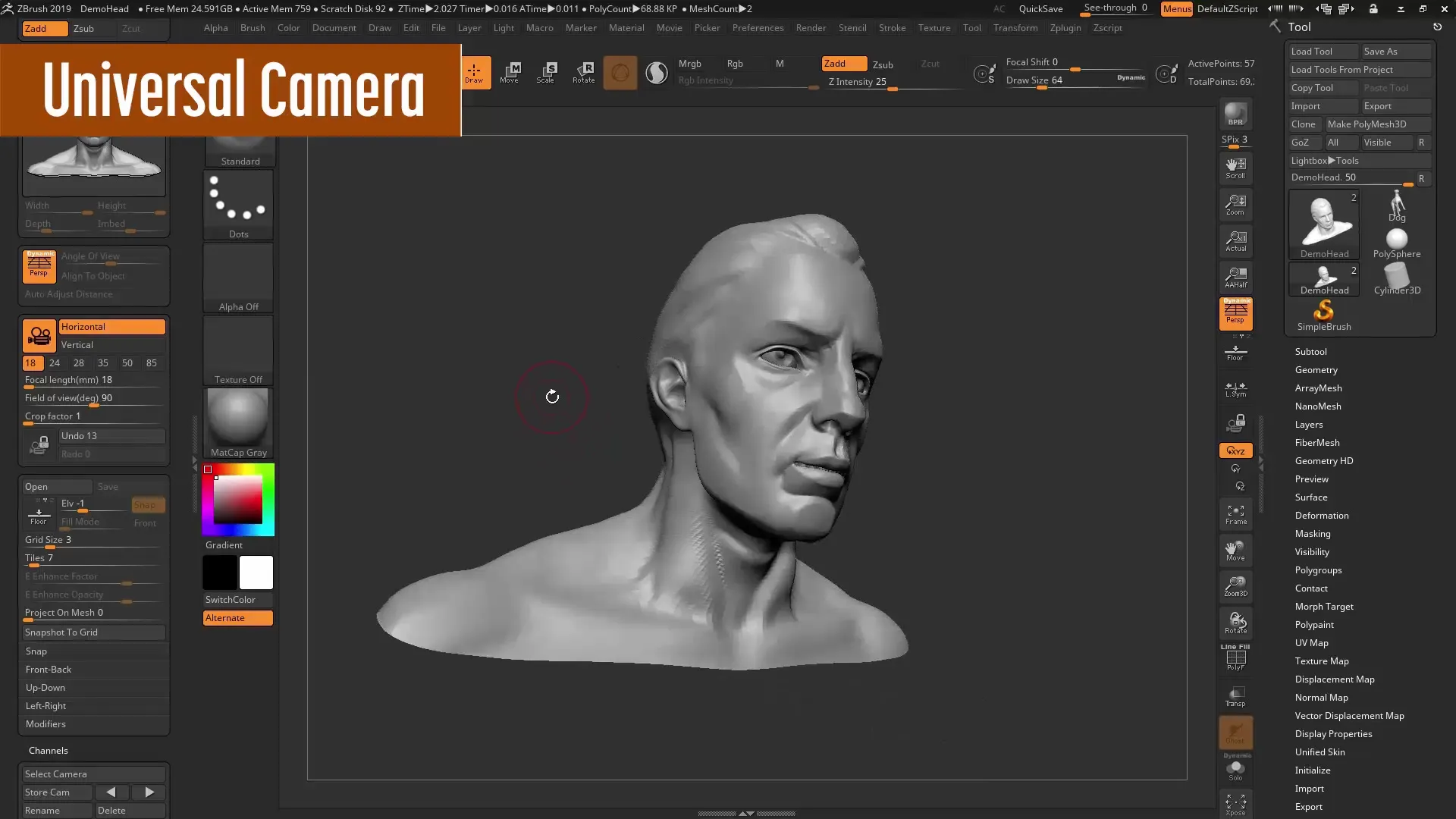 ZBrush 2019: New features for creative 3D projects ZBrush 2019: New Features for Creative 3D Projects