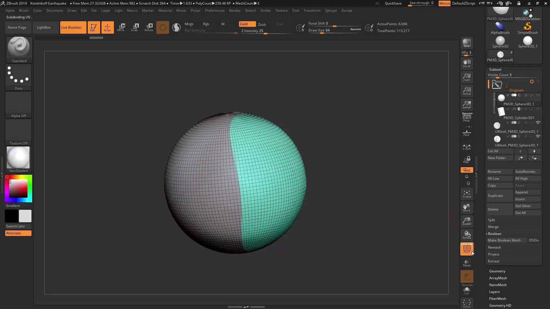 ZBrush 2019 - Effectively Use Subtool Folders ZBrush 2019 - Effectively Using Subtool Folders