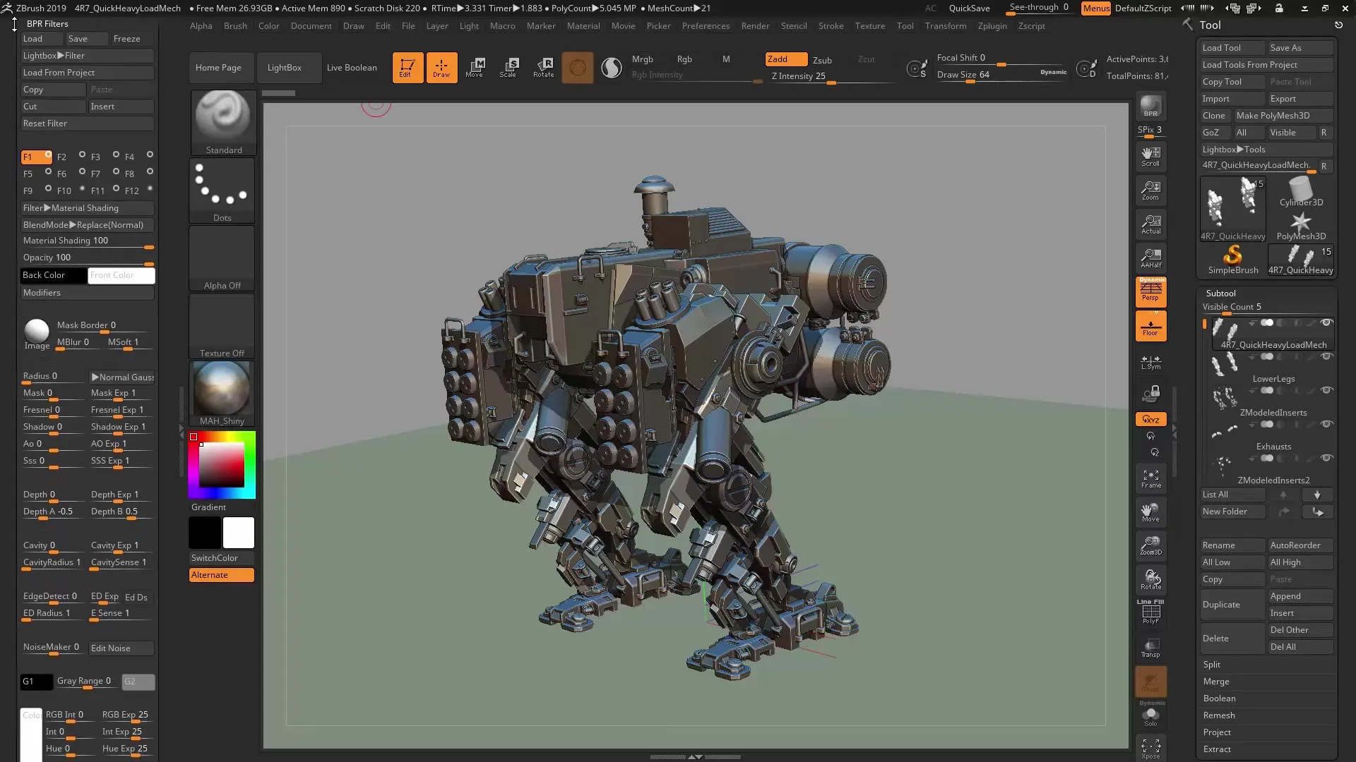 Create impressive NPR render models in ZBrush Create impressive NPR render models in ZBrush