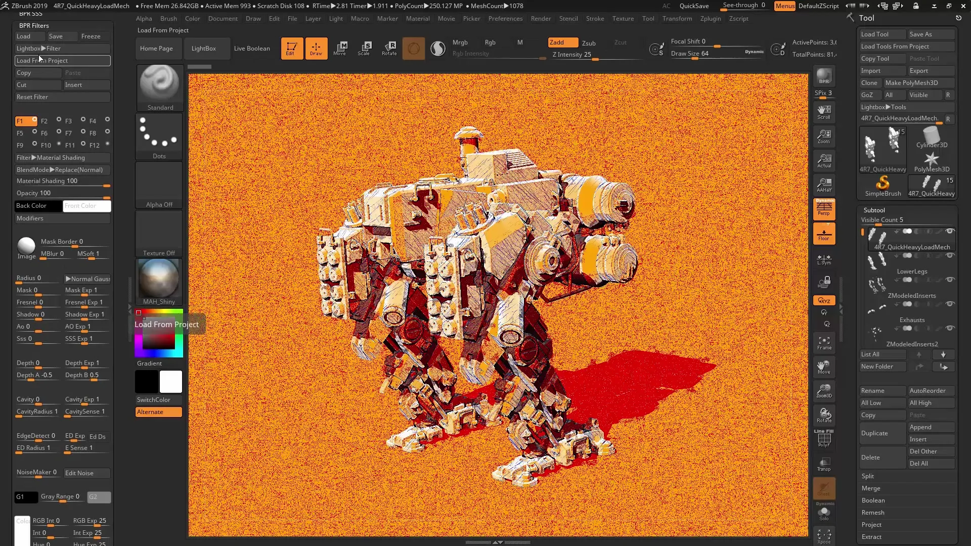 Create impressive NPR render models in ZBrush Create impressive NPR render models in ZBrush