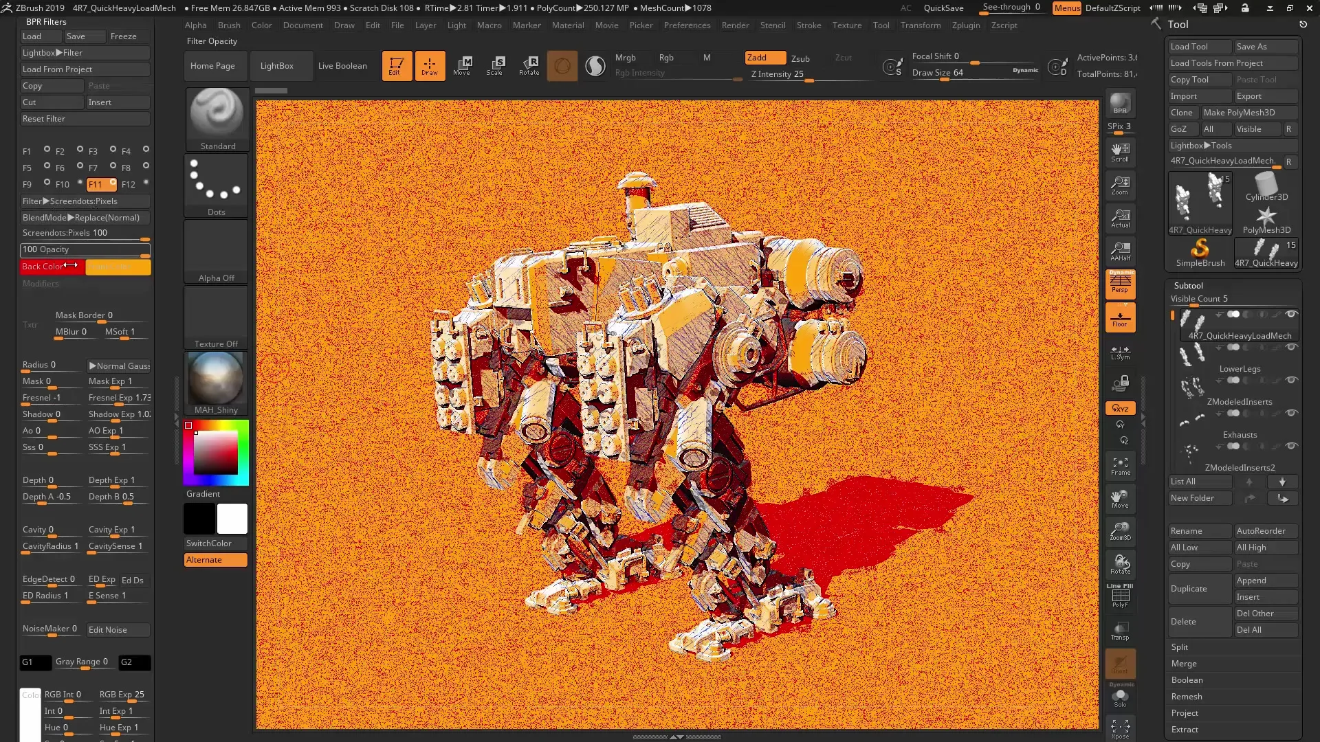 Create impressive NPR render models in ZBrush Create impressive NPR render models in ZBrush