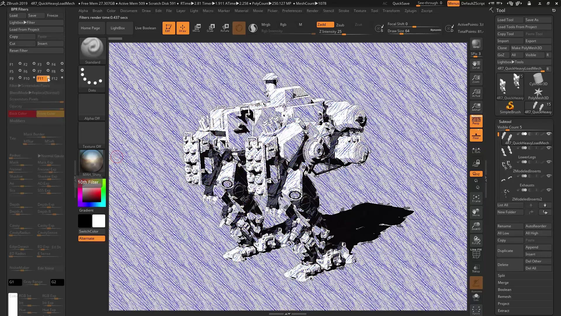 Create impressive NPR render models in ZBrush Create impressive NPR render models in ZBrush