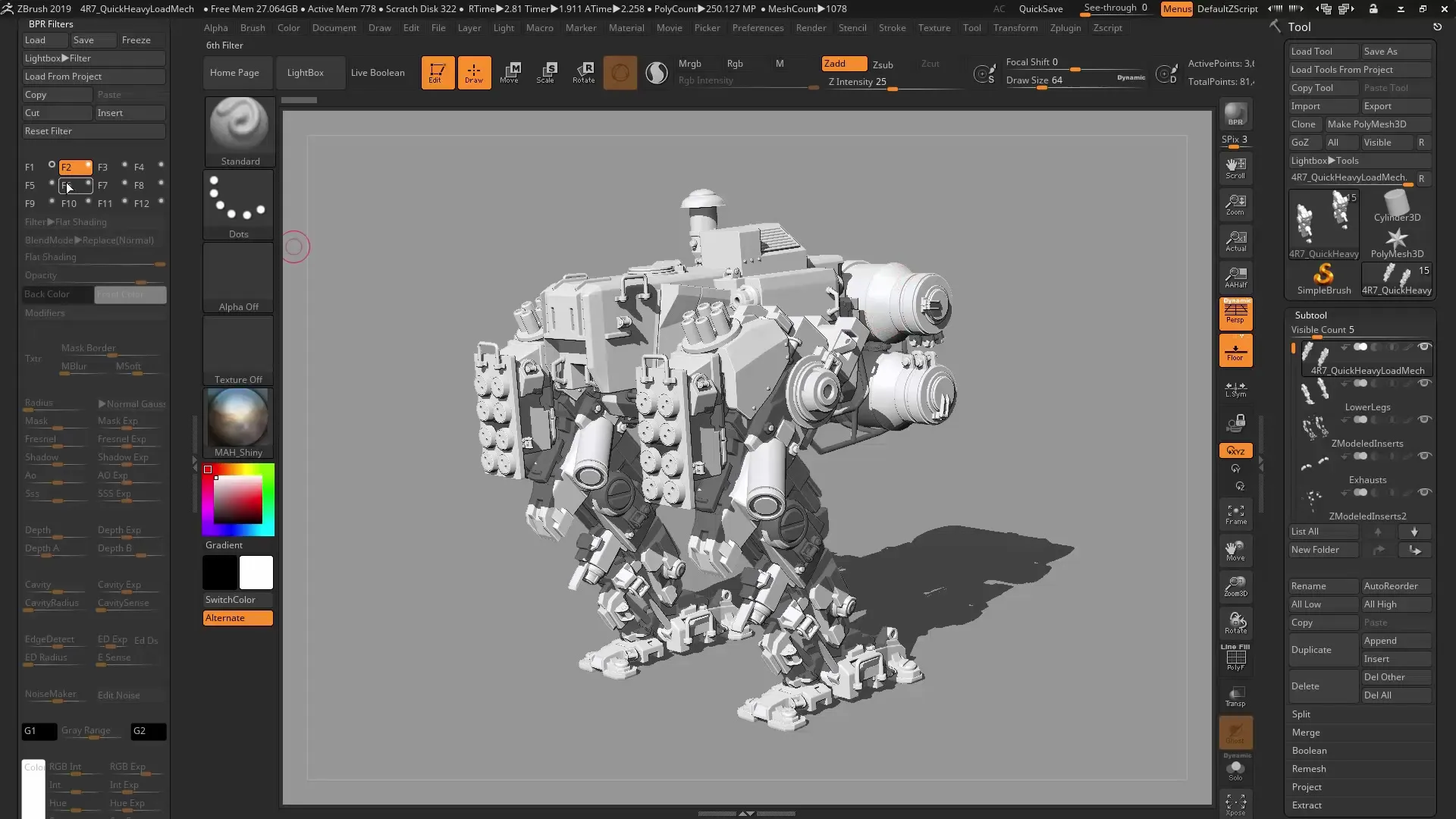 Create impressive NPR render models in ZBrush Create impressive NPR render models in ZBrush