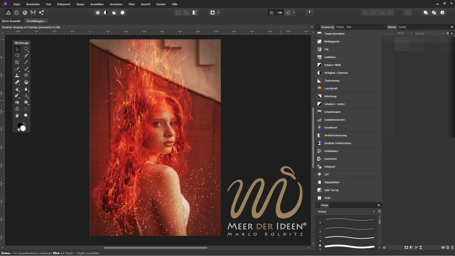 Kreative Techniken für Affinity Photo: Overlays gestalten Kreative Techniken für Affinity Photo: Overlays gestalten