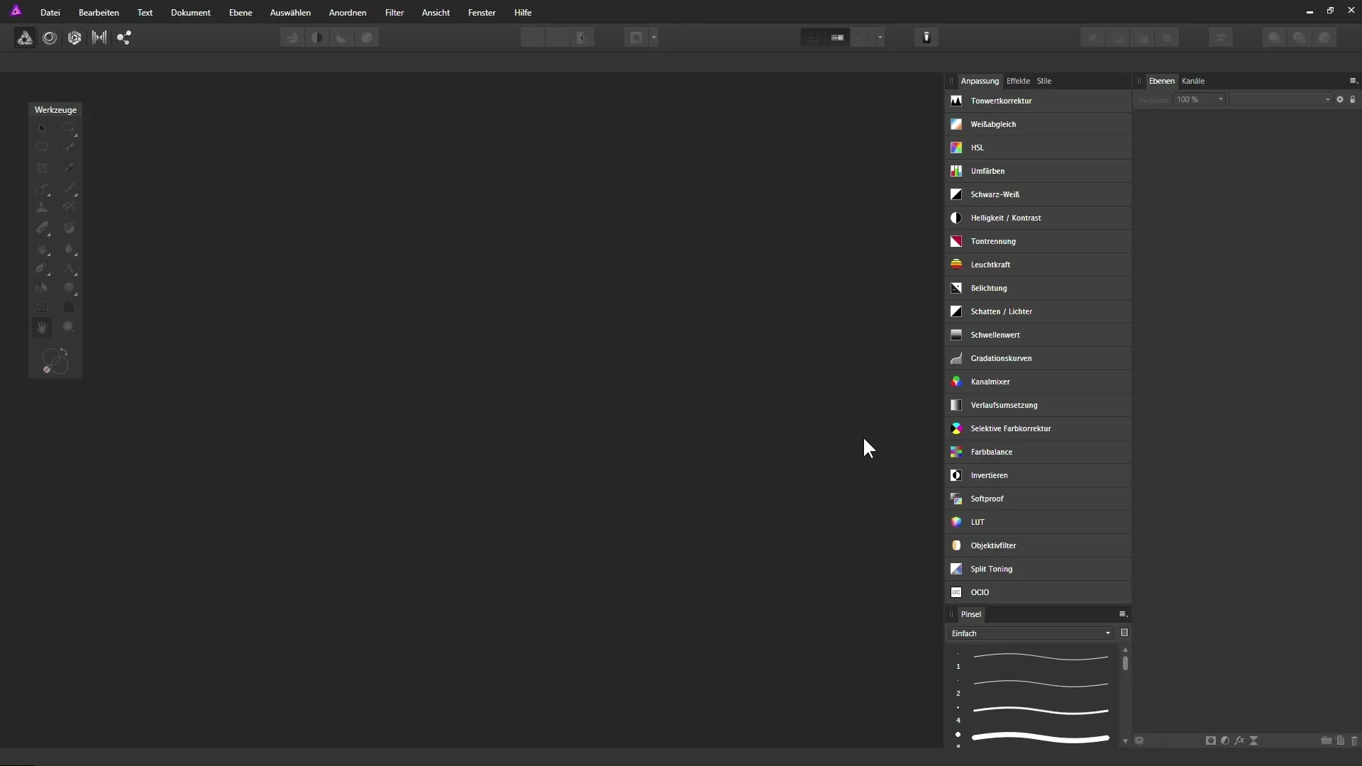 Voreinstellungen in Affinity Photo – So optimierst du deinen Workflow Voreinstellungen in Affinity Photo – So optimierst du deinen Workflow