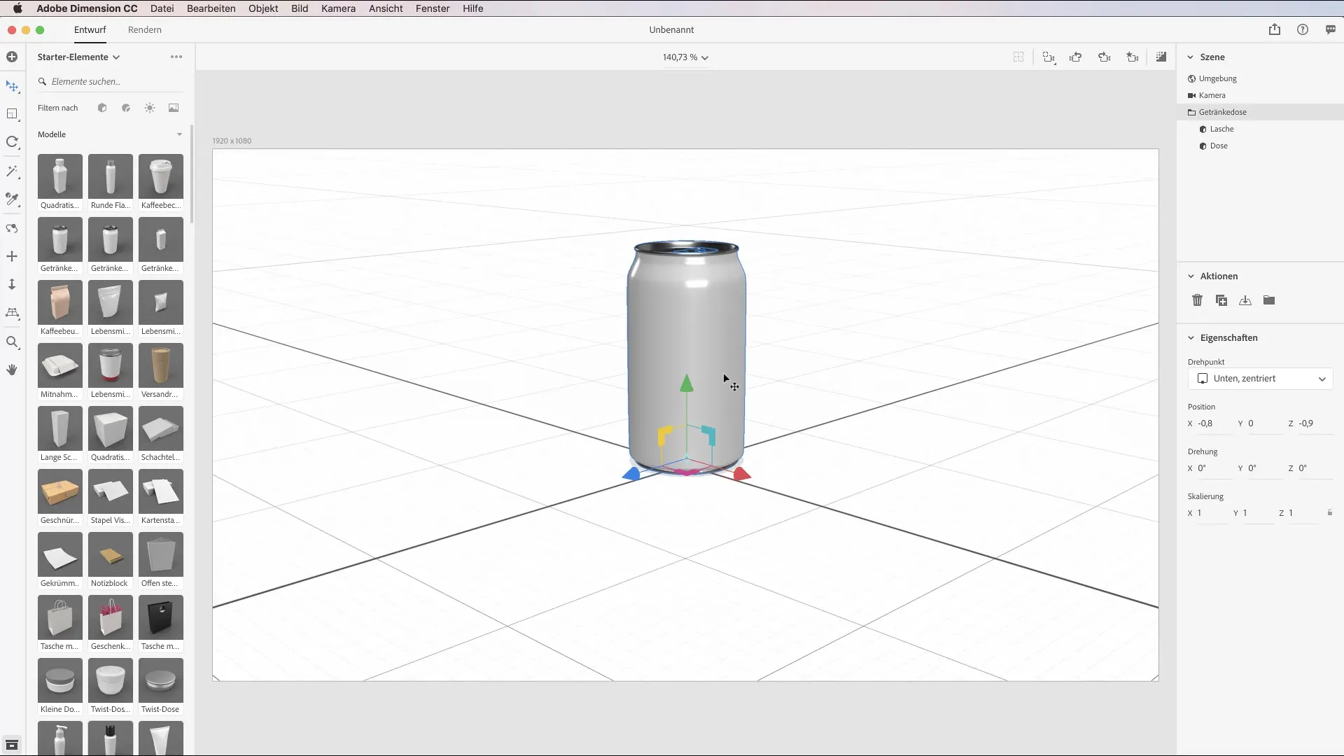 Importiere 3D-Modelle in Adobe Dimension CC effizient Importiere 3D-Modelle in Adobe Dimension CC effizient